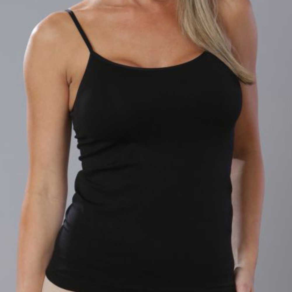 Camisole with Shelf Bra - Black